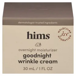 Hims Overnight Moisturizer Goodnight Wrinkle Cream 1 fl oz