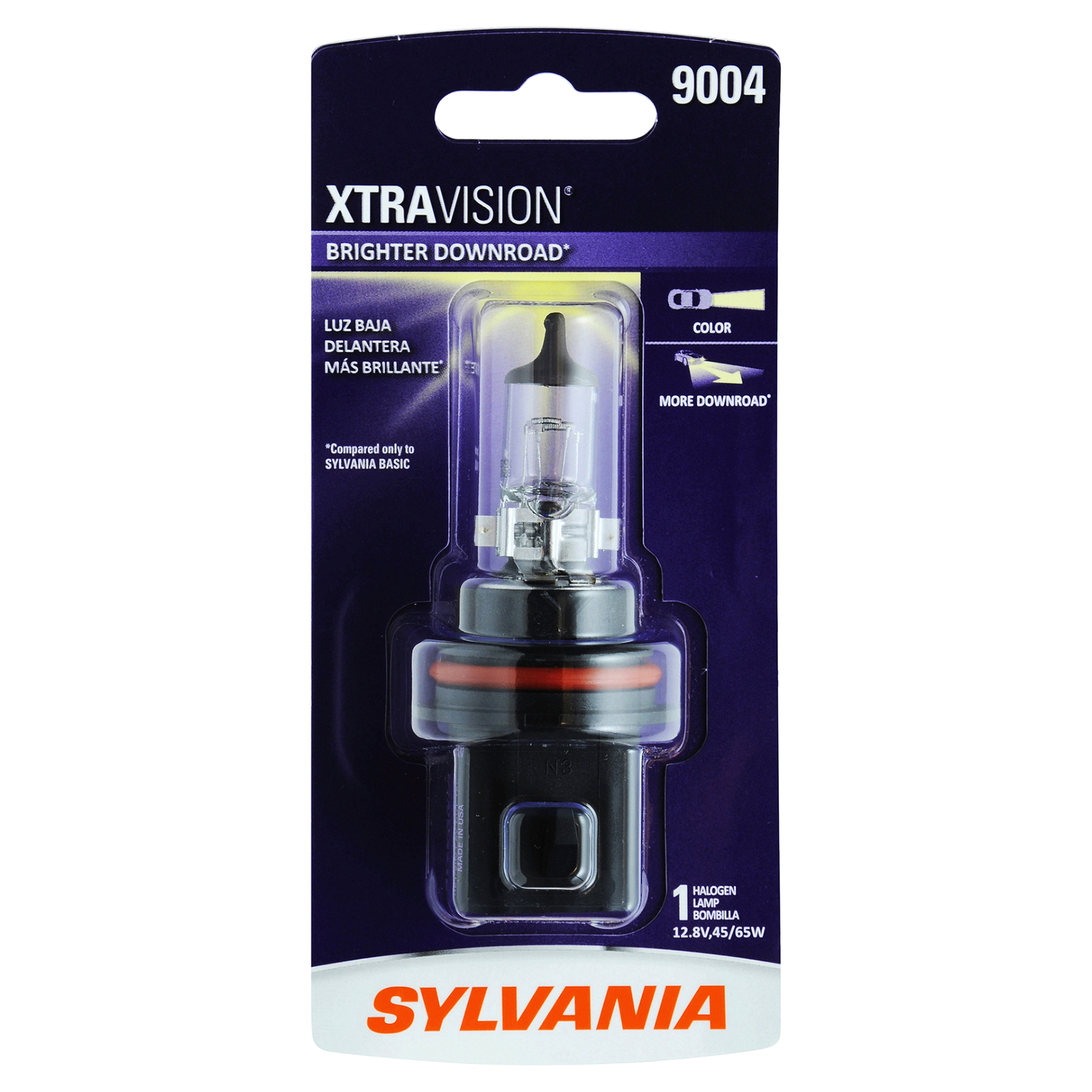 slide 1 of 6, Sylvania 9004 XtraVision Headlight, 1 ct