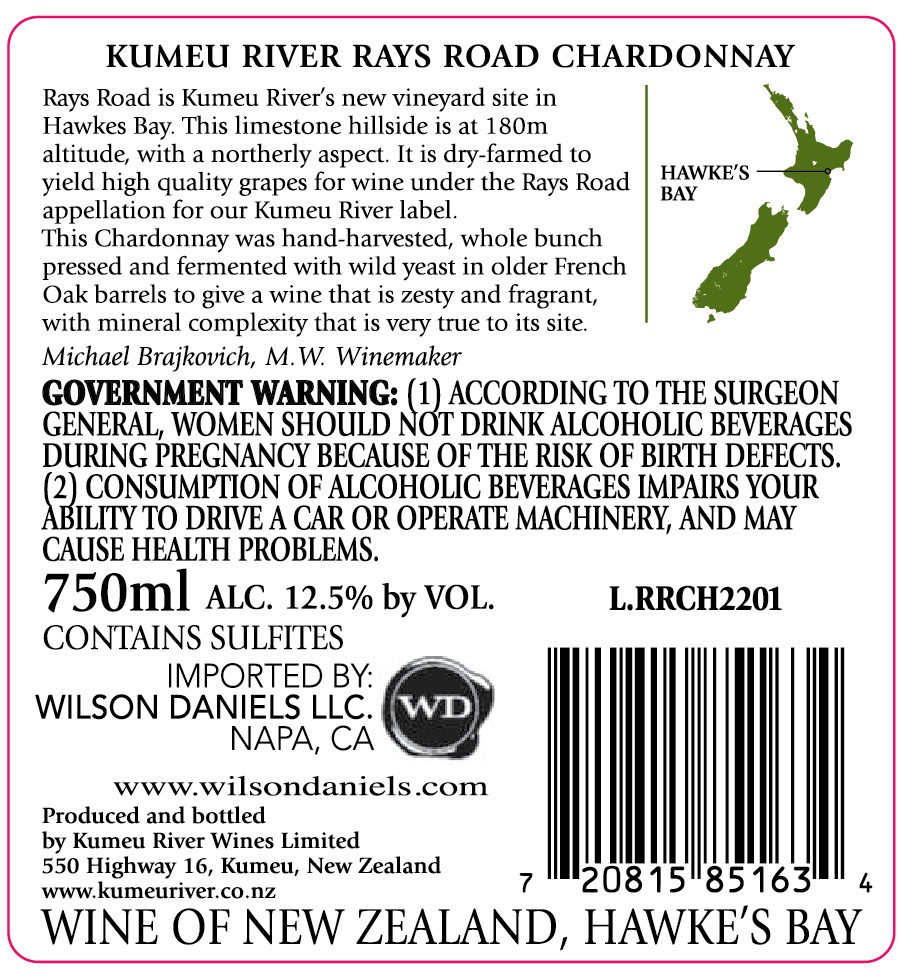 slide 3 of 10, Kumeu River 2019 Rays Road Chardonnay, 750 ml