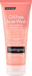 Neutrogena Value Size Oil-Free Acne Wash Pink Grapefruit Foaming Scrub 6.7 oz