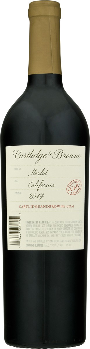 slide 2 of 9, Cartlidge & Browne Merlot'06, 750 ml