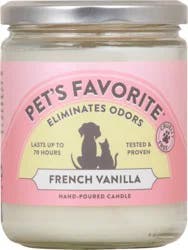 Pet's Favorite French Vanilla Hand-Poured Candle 1 ea Jar