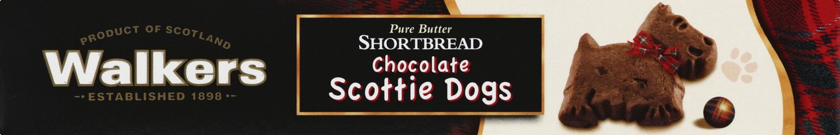 slide 2 of 4, Walker's Chocolate Scottie Dog Shortbread Cookies, 3.9 oz