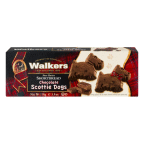 slide 1 of 4, Walker's Chocolate Scottie Dog Shortbread Cookies, 3.9 oz
