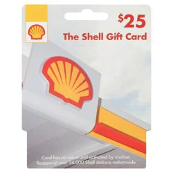 Shell $25 Gift Card 1 ea