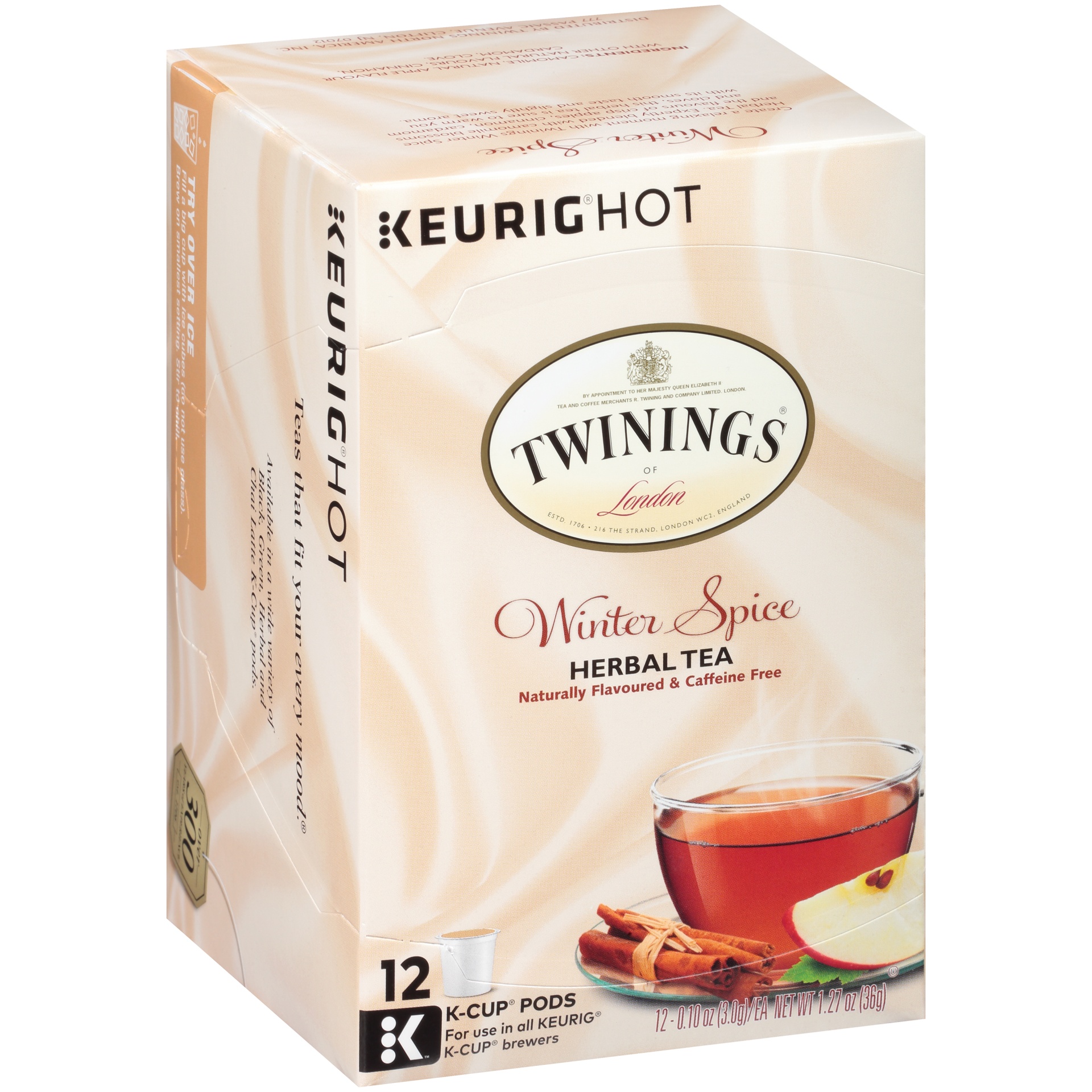 slide 1 of 1, Twinings Herbal Tea, Winter Spice, K-Cup Pods, 12 ct