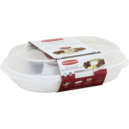 slide 3 of 3, Rubbermaid Take Along Party Platter, 1 ct