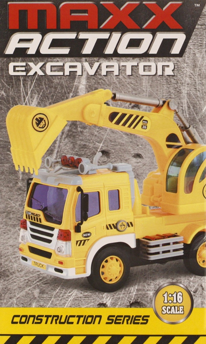 slide 5 of 10, Maxx Action Construction Series Excavator Toy 1 ea, 1 ct