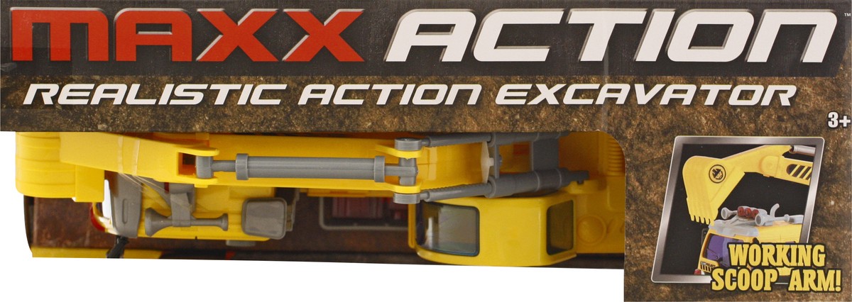 slide 10 of 10, Maxx Action Construction Series Excavator Toy 1 ea, 1 ct