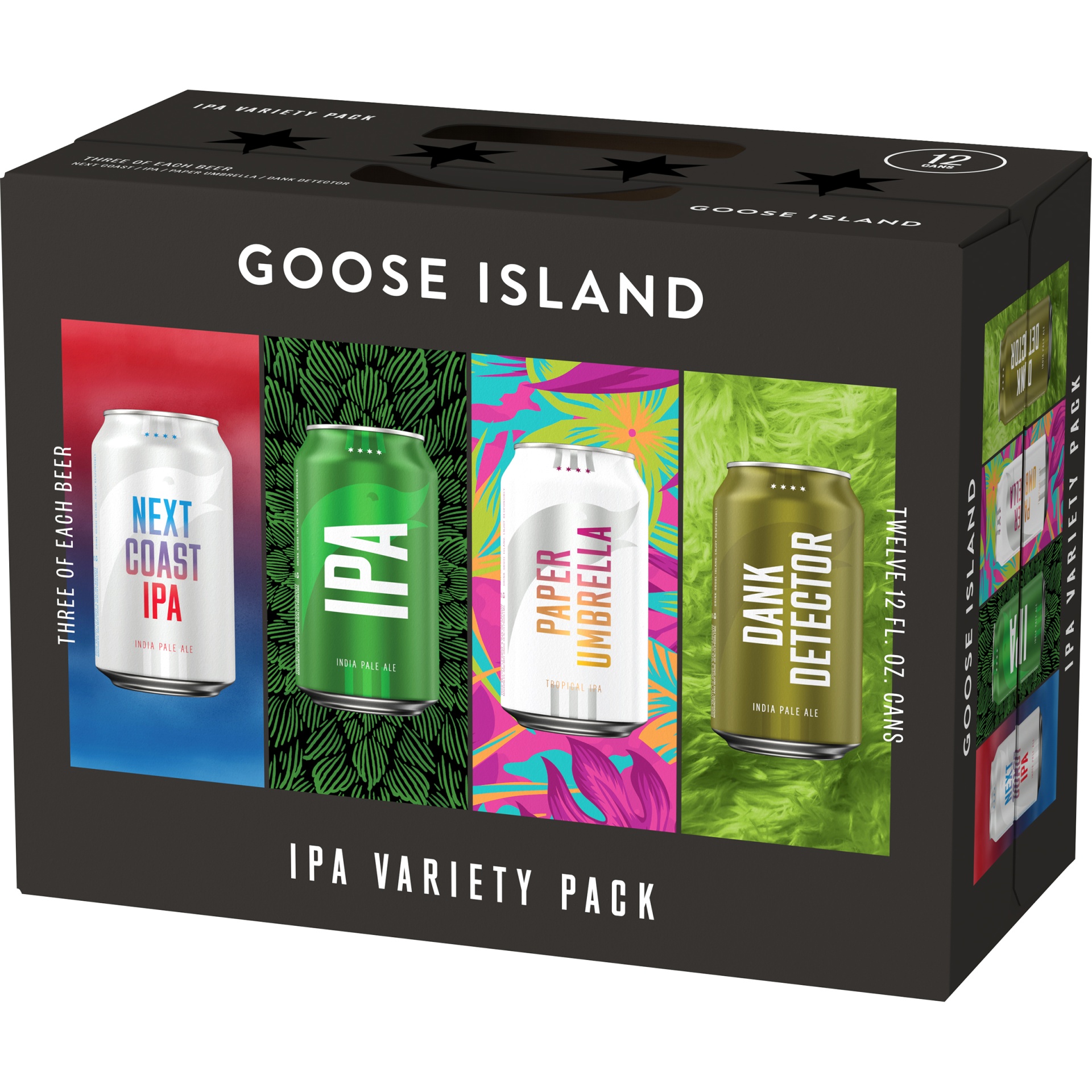 slide 1 of 1, Goose Island IPA Variety Pack, 12 ct; 12 oz