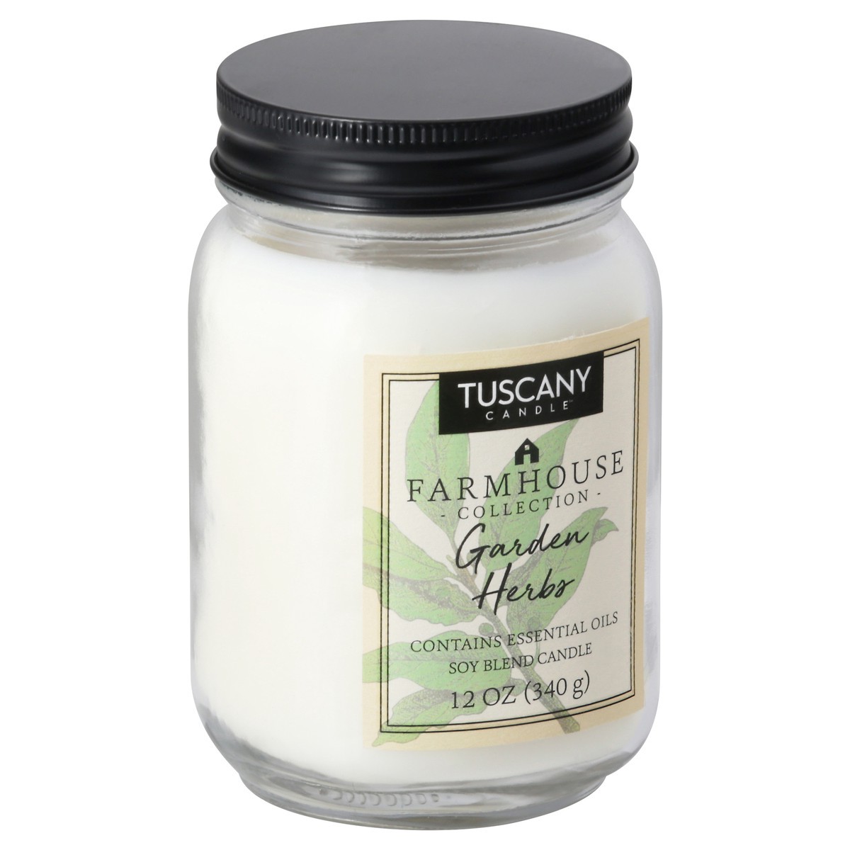 slide 7 of 9, Tuscany Jar Candle Farmhouse Garden Herbs, 12 oz