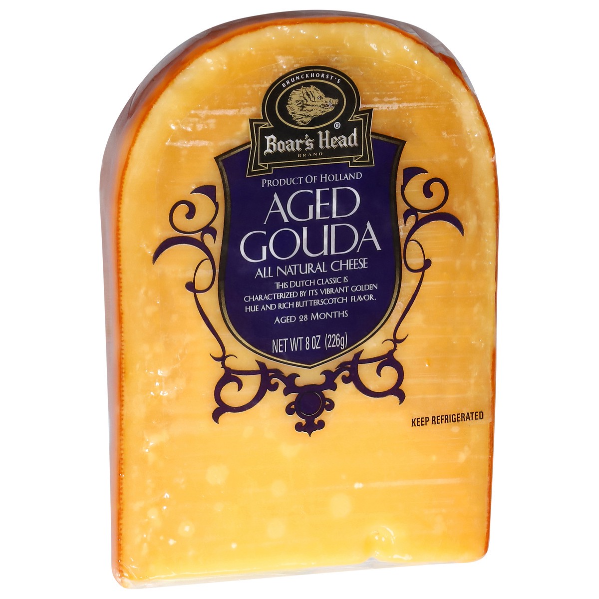 slide 3 of 13, Boar's Head Aged Gouda, 8 oz