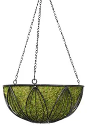 SuperMoss Leeds Round Hanging Basket, 2.5 lb