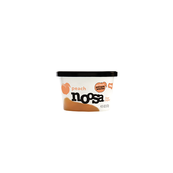 slide 1 of 1, Noosa Peach Yoghurt, 4.5 oz