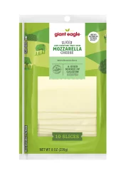 Giant Eagle Part-Skim Low-Moisture Sliced Mozzarella Cheese