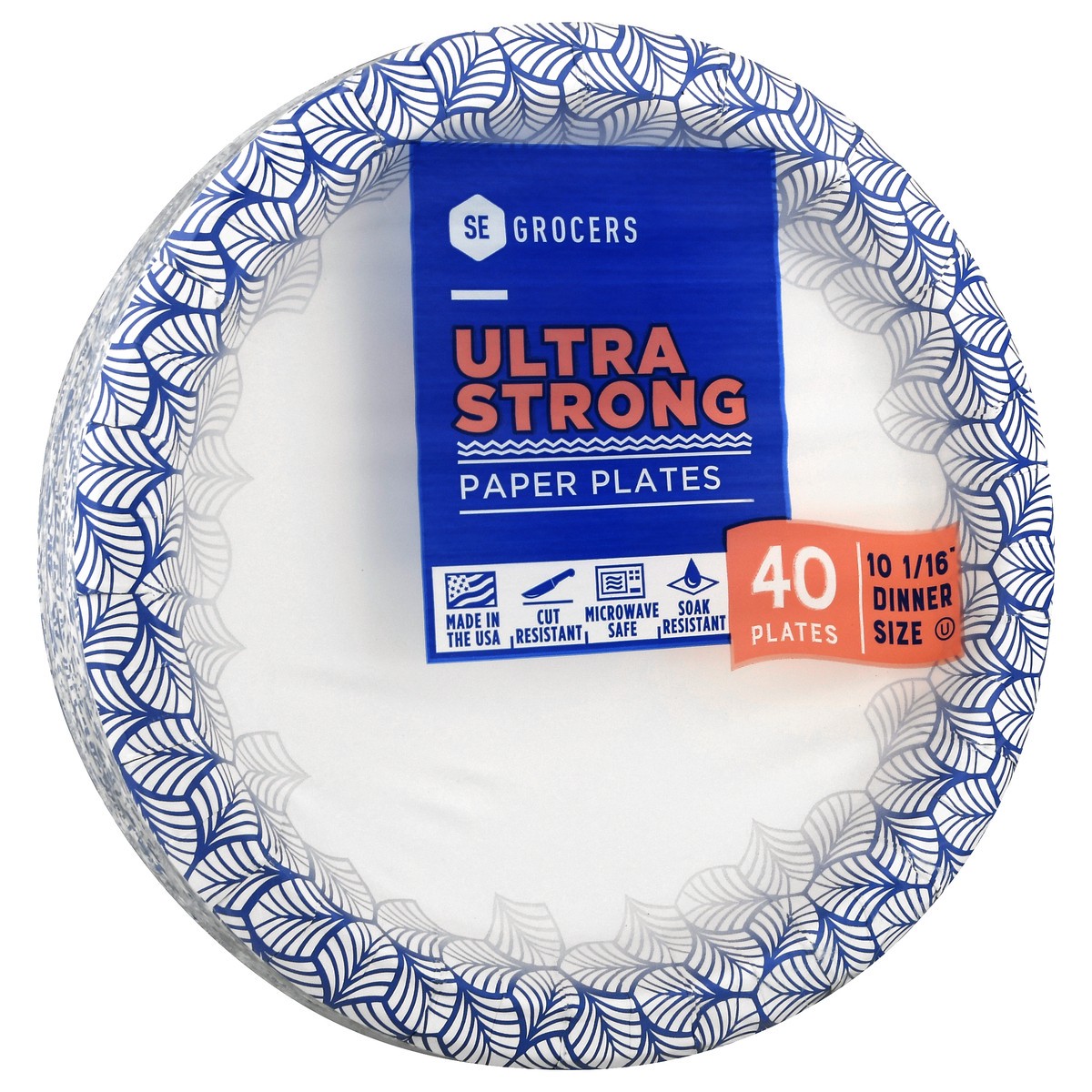 Essential Everyday 10.06 Ultra Strong Paper Plates (40 ct)