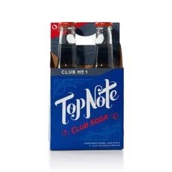 Top Note Club Soda 4Pk 8.5Oz Btl