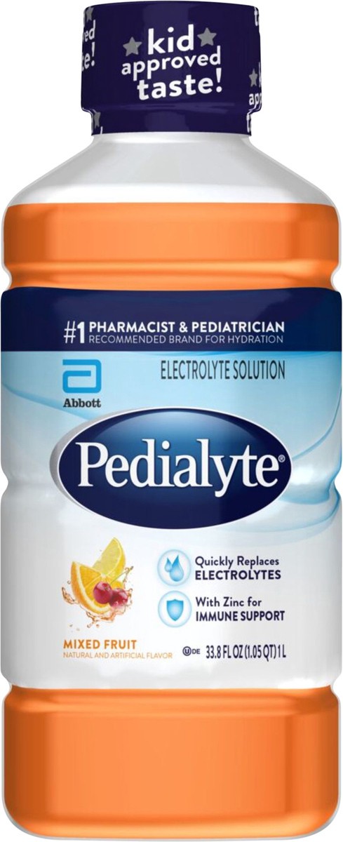 slide 6 of 6, Pedialyte Mixed Fruit Electrolyte Solution 33.8 fl oz, 33.8 fl oz