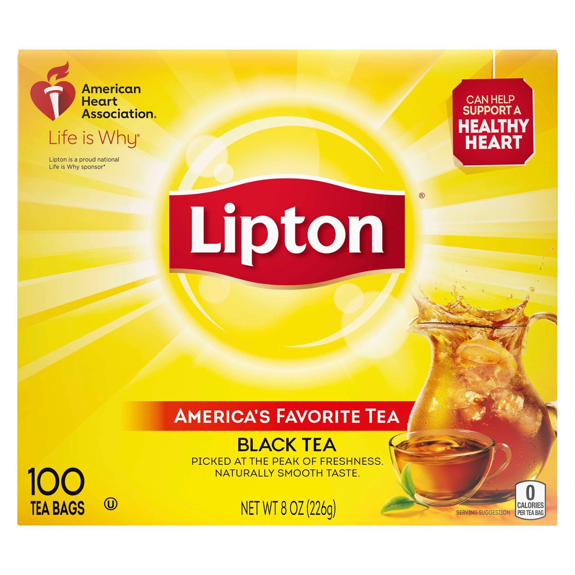slide 1 of 3, Lipton Black Tea Bags, 100 ct