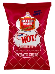 Better Made Red Hot Chips - 2.75 oz