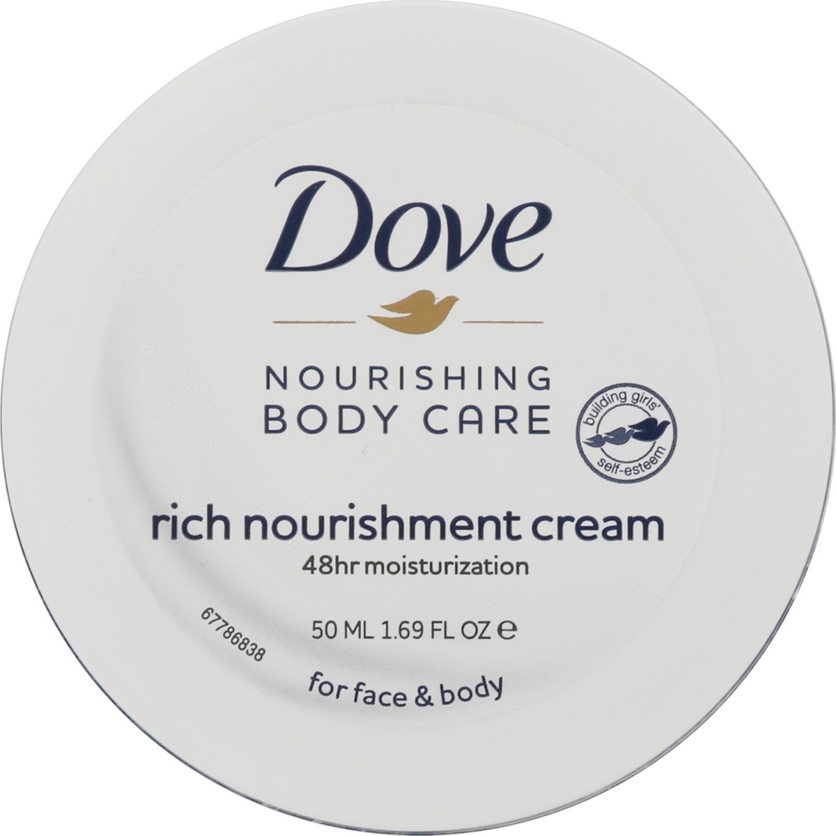 slide 1 of 9, Dove Nourishing Body Care Rich Nourishment Cream 50 ml, 50 ml