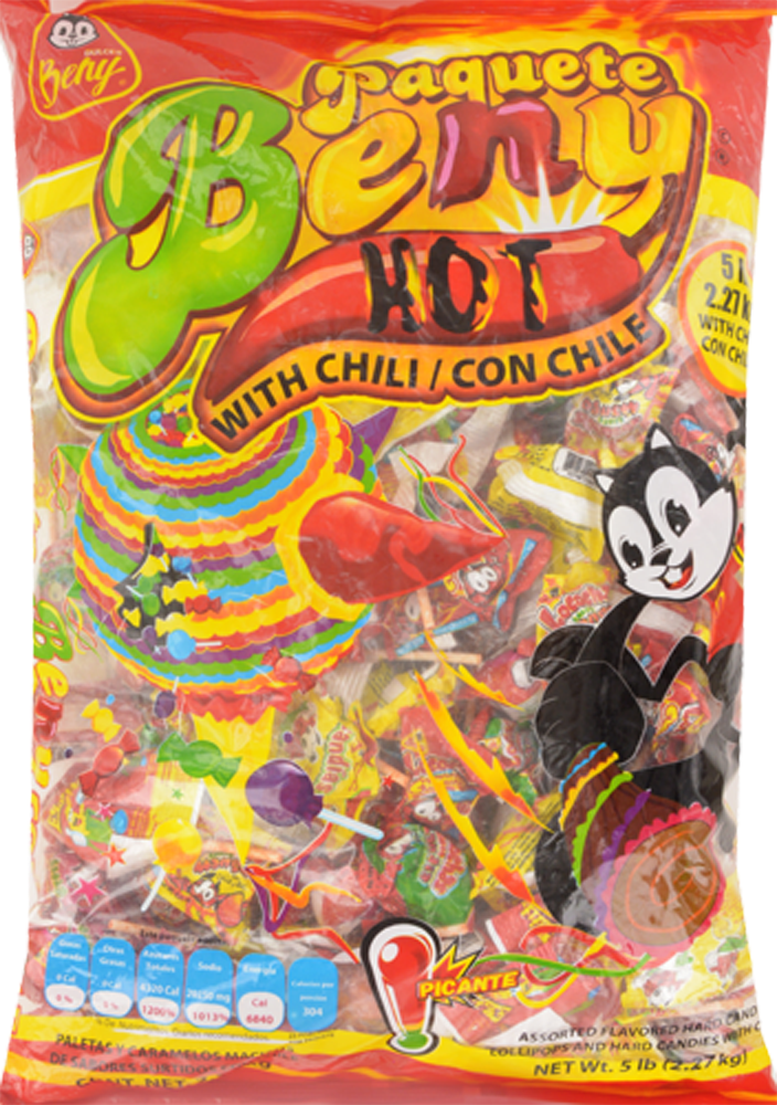 slide 1 of 1, Beny Locochas Beny Pinata Con Chile Mix Candy, 5 lb