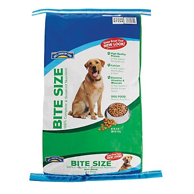 slide 1 of 1, Hill Country Fare Bite Size Dry Dog Food, 15 lb