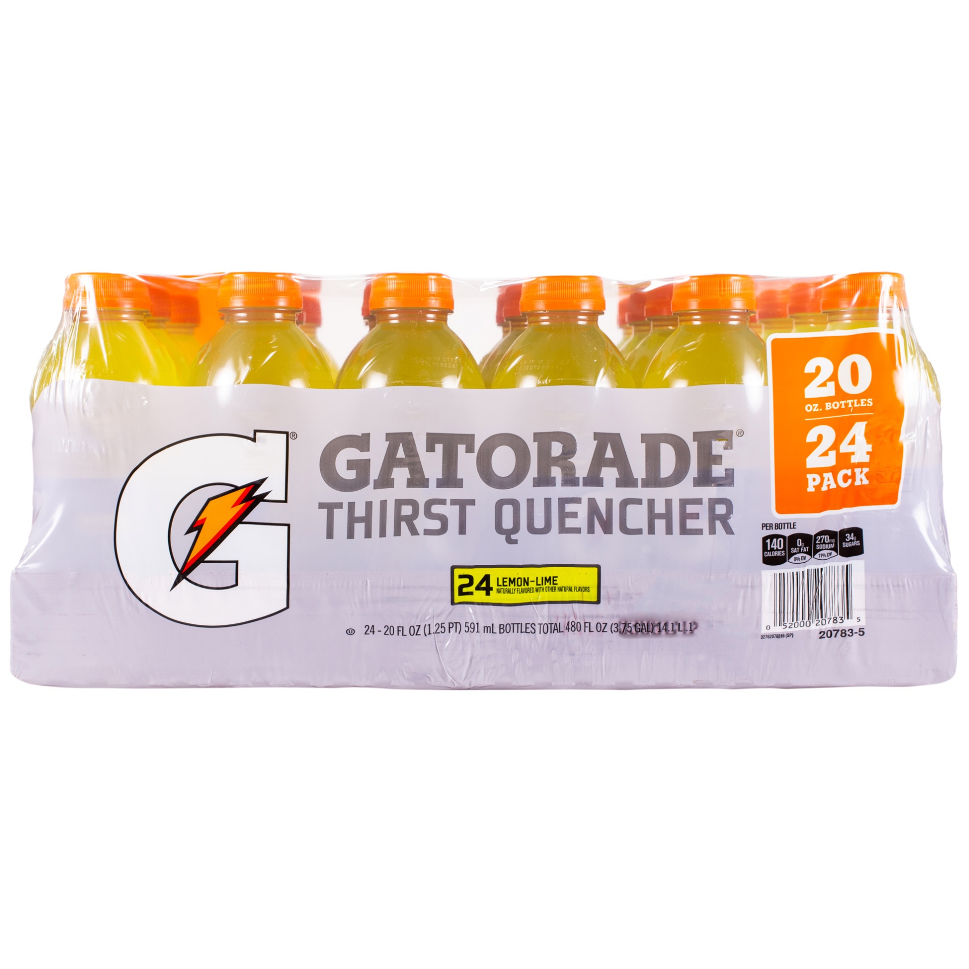 slide 1 of 1, Gatorade Lemon Lime Widemouth, 20 oz