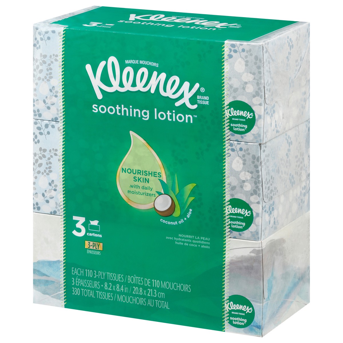 Kleenex Soothing Lotion Facial Tissues - Flat Box