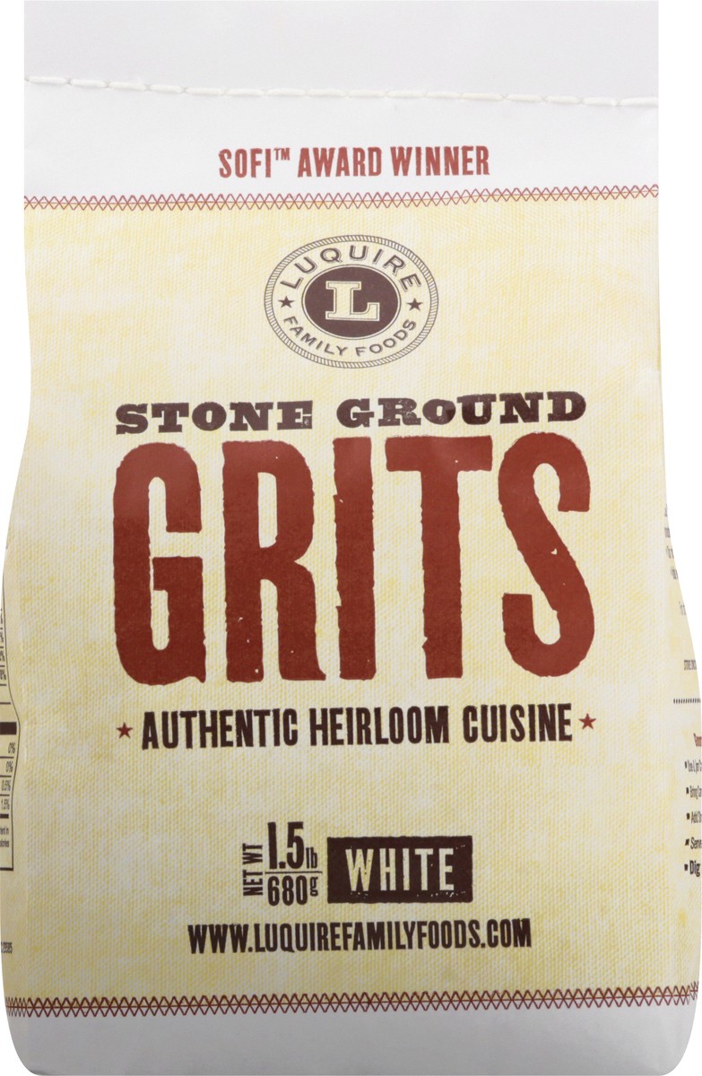 slide 1 of 13, Luquire Family Foods Stone Ground White Grits 1.5 lb, 1.5 lb