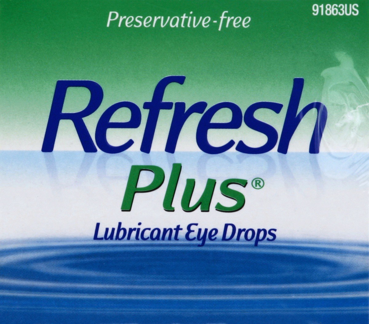 slide 2 of 7, Refresh Plus Lubricant Eye Drops, 70 ct