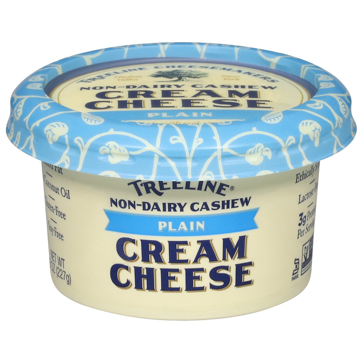 slide 1 of 10, Treeline Non-Dairy Cashew Plain Cream Cheese 8 oz, 8 oz