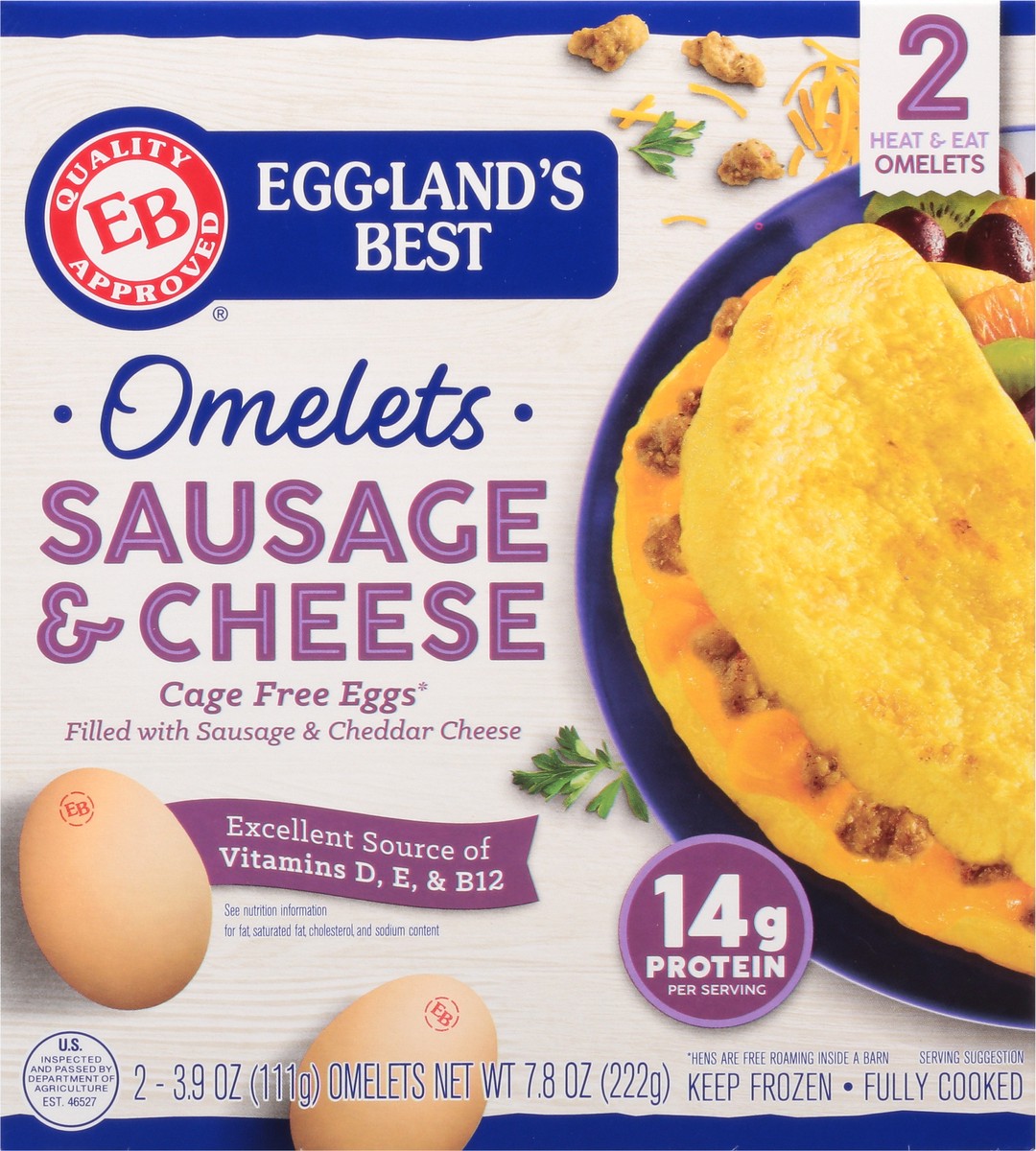 slide 9 of 9, Eggland's Best Omelets, 2 ct