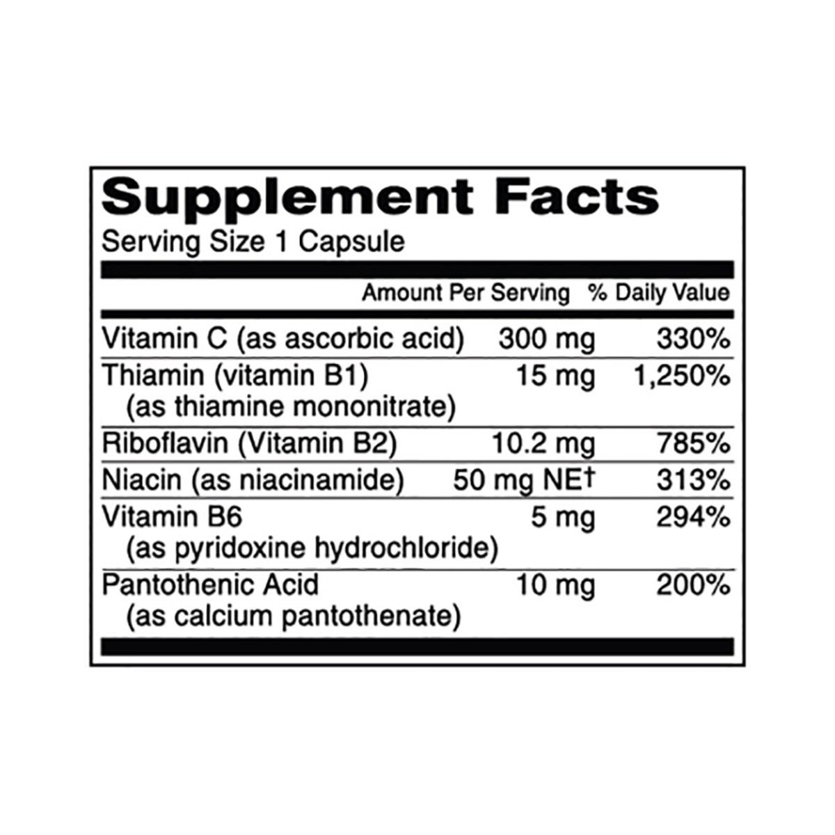 slide 9 of 10, B-Complex With Vit C, 1 ct