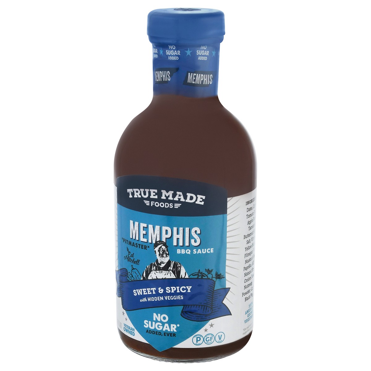 slide 2 of 14, Tru Made Bbq Sauce Memphis Nsa, 18 oz