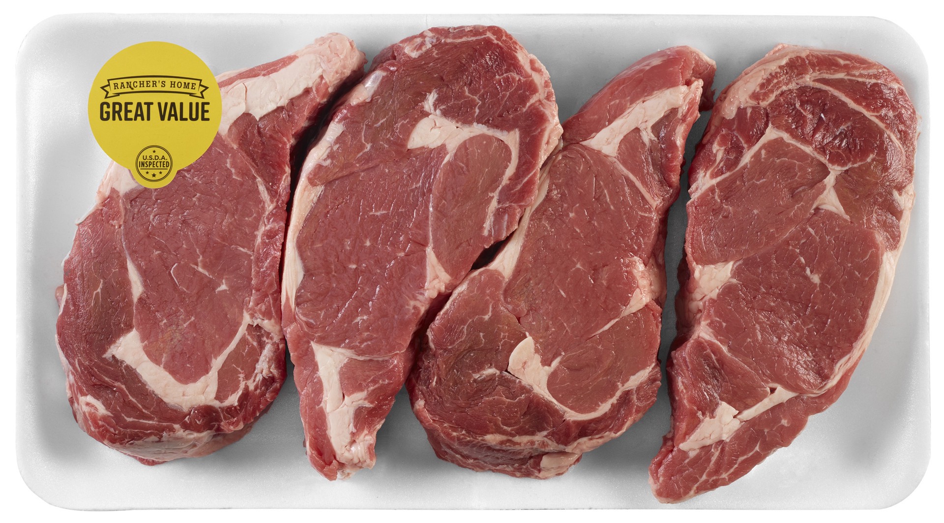 slide 1 of 1, USDA Inspected Boneless Ribeye Steak, per lb