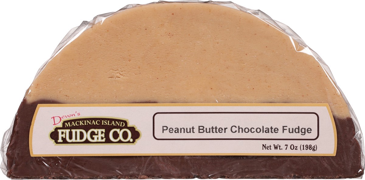 slide 10 of 13, Devon's Mackinac Island Fudge Co. Peanut Butter Chocolate Fudge 7 oz, 7 oz