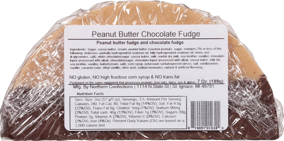 slide 11 of 13, Devon's Mackinac Island Fudge Co. Peanut Butter Chocolate Fudge 7 oz, 7 oz