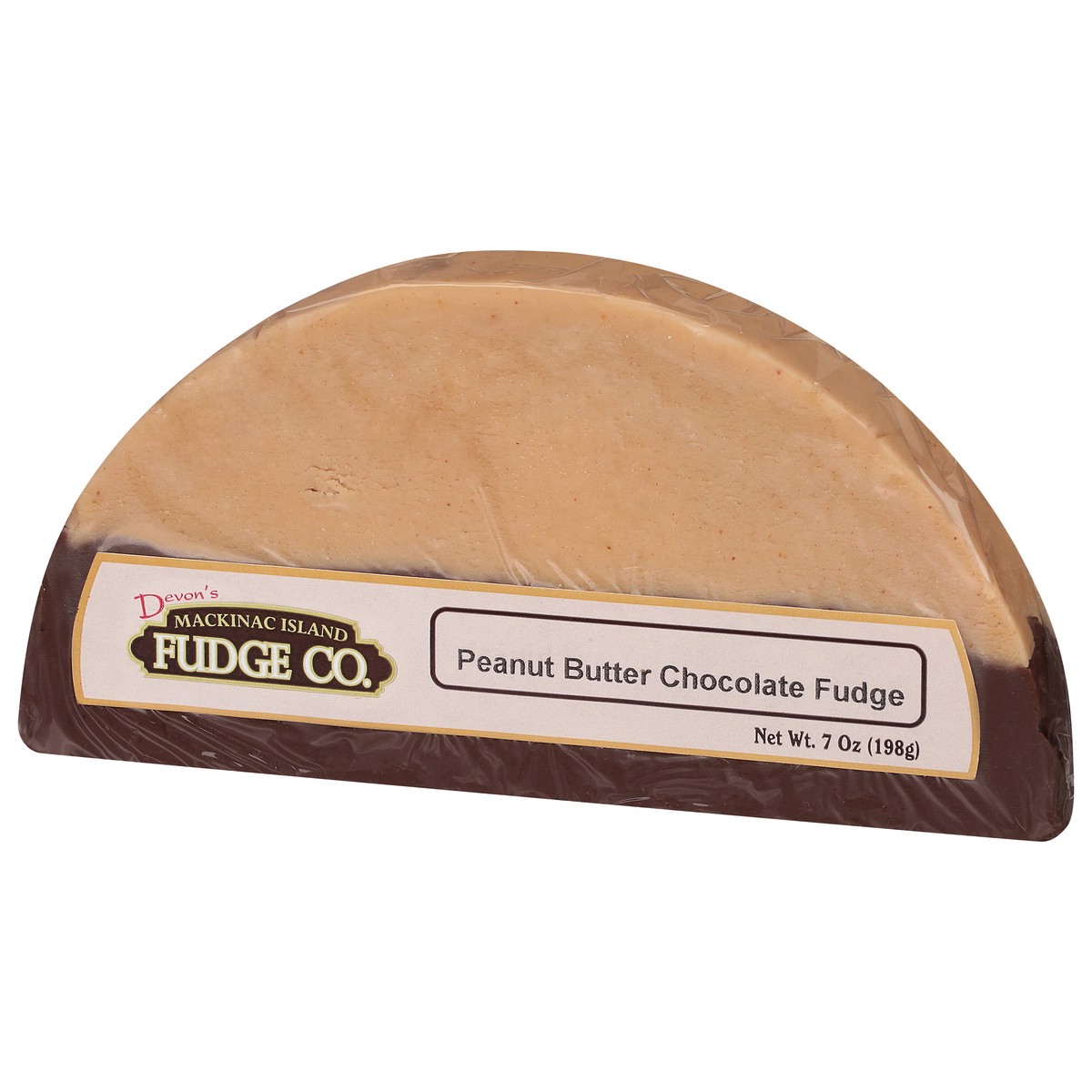 slide 2 of 13, Devon's Mackinac Island Fudge Co. Peanut Butter Chocolate Fudge 7 oz, 7 oz