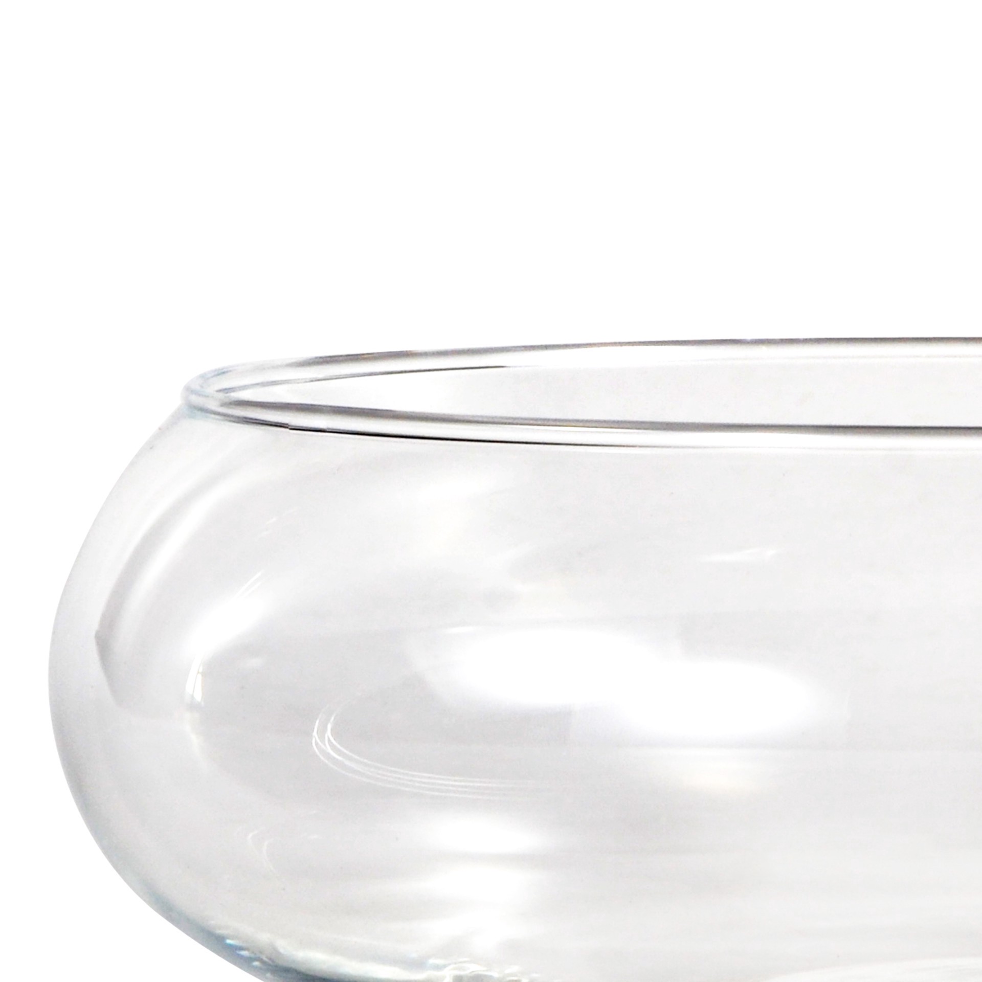 slide 2 of 3, 9.5" Clear Glass Low Bowl By Ashland, 9.6 in x 4 in