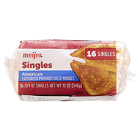 slide 15 of 25, Meijer American Cheese Singles, 12 oz