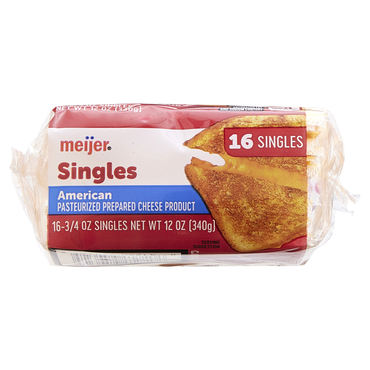 slide 17 of 25, Meijer American Cheese Singles, 12 oz