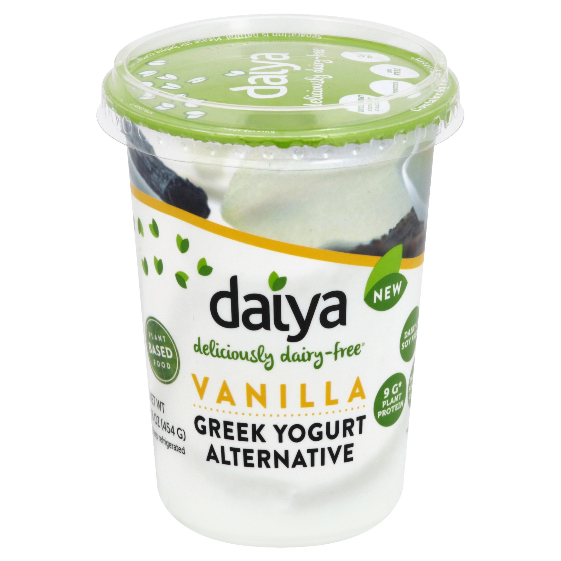 slide 1 of 1, Daiya Vanilla Greek Yogurt Alternative, 16 oz