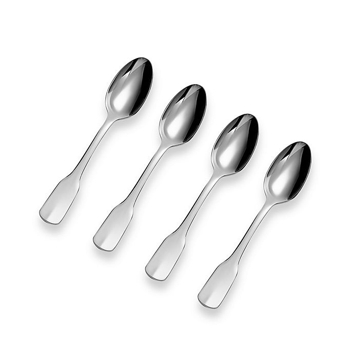 slide 1 of 1, Ginkgo Alsace Demitasse Spoons, 4 ct