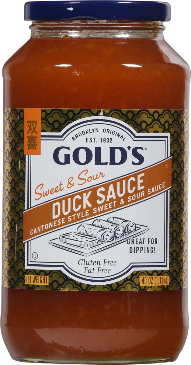 slide 5 of 9, Gold's® sweet & sour Cantonese style duck sauce, 40 oz