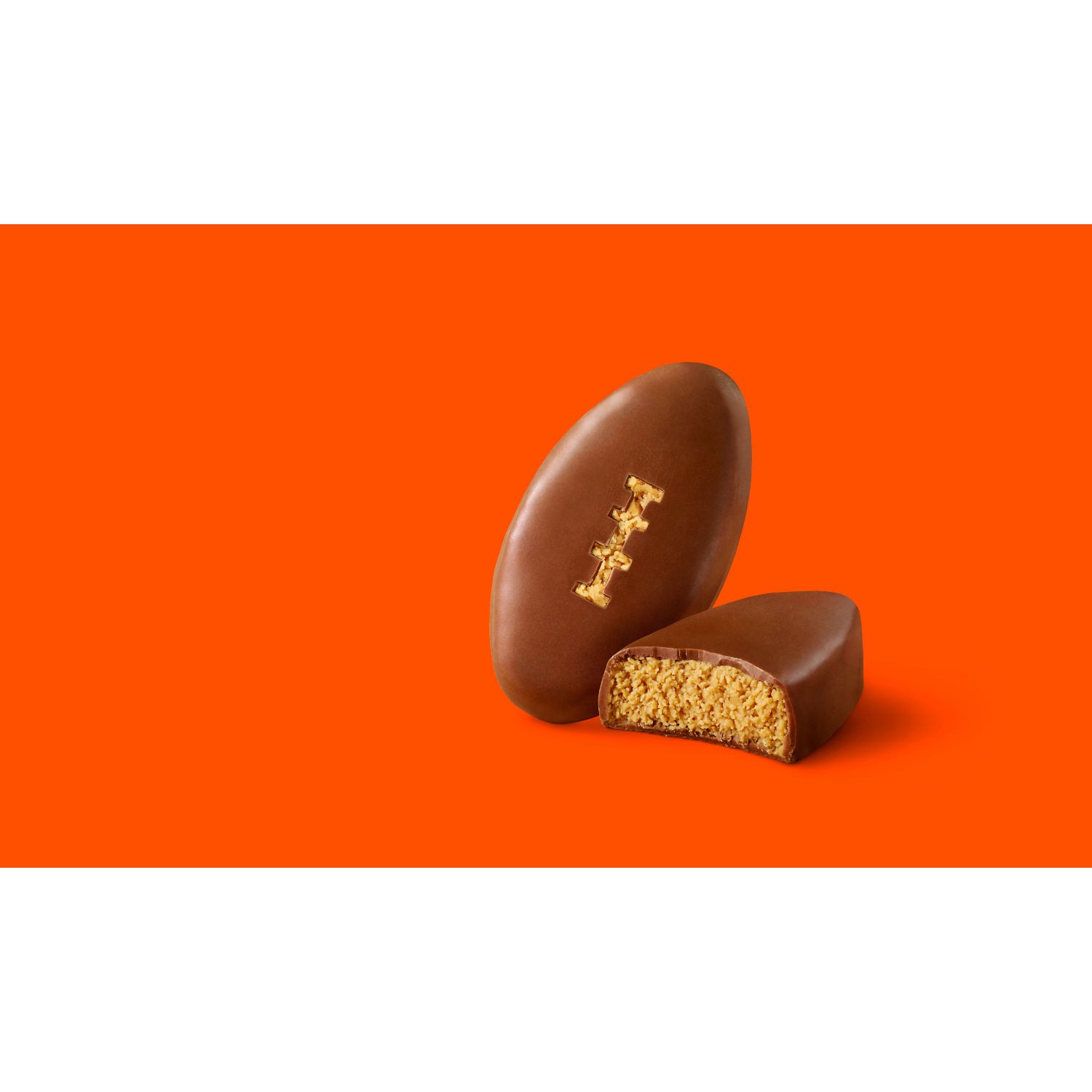 slide 6 of 8, Reese's Milk Chocolate King Size Peanut Butter Footballs, Candy Pack, 2.4 oz, 2.4 oz