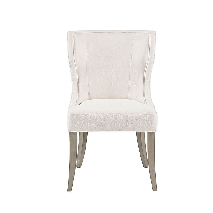 slide 2 of 7, Madison Park Upholstered Dining Chair - Cream, 1 ct