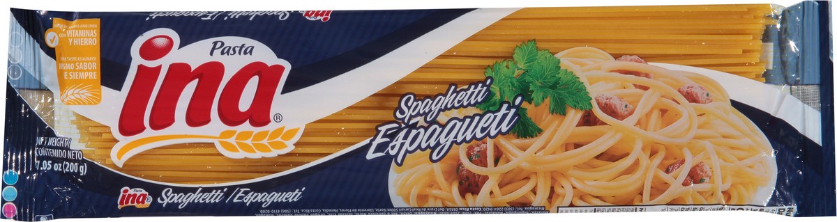 slide 9 of 12, Ina Spaghetti 7.05 oz, 7 oz