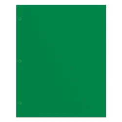 Office Depot Brand 2-Pocket Paper Folder, Letter Size, Green