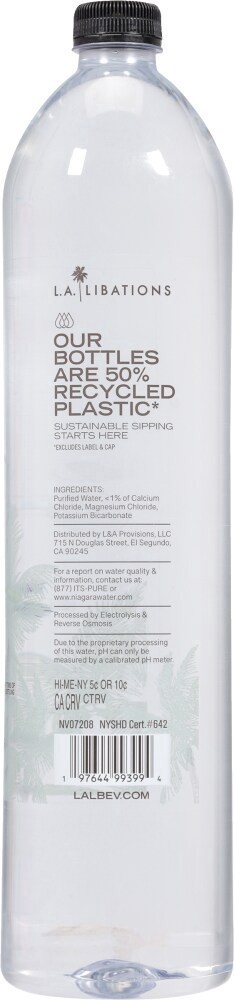 slide 4 of 4, L.A. Libations Alkaline Water with Electrolytes for Taste 33.8 fl oz, 33.8 fl oz